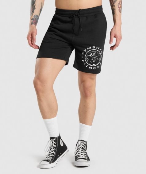 Men's Gymshark Legacy Shorts Black | CA 63DAN8